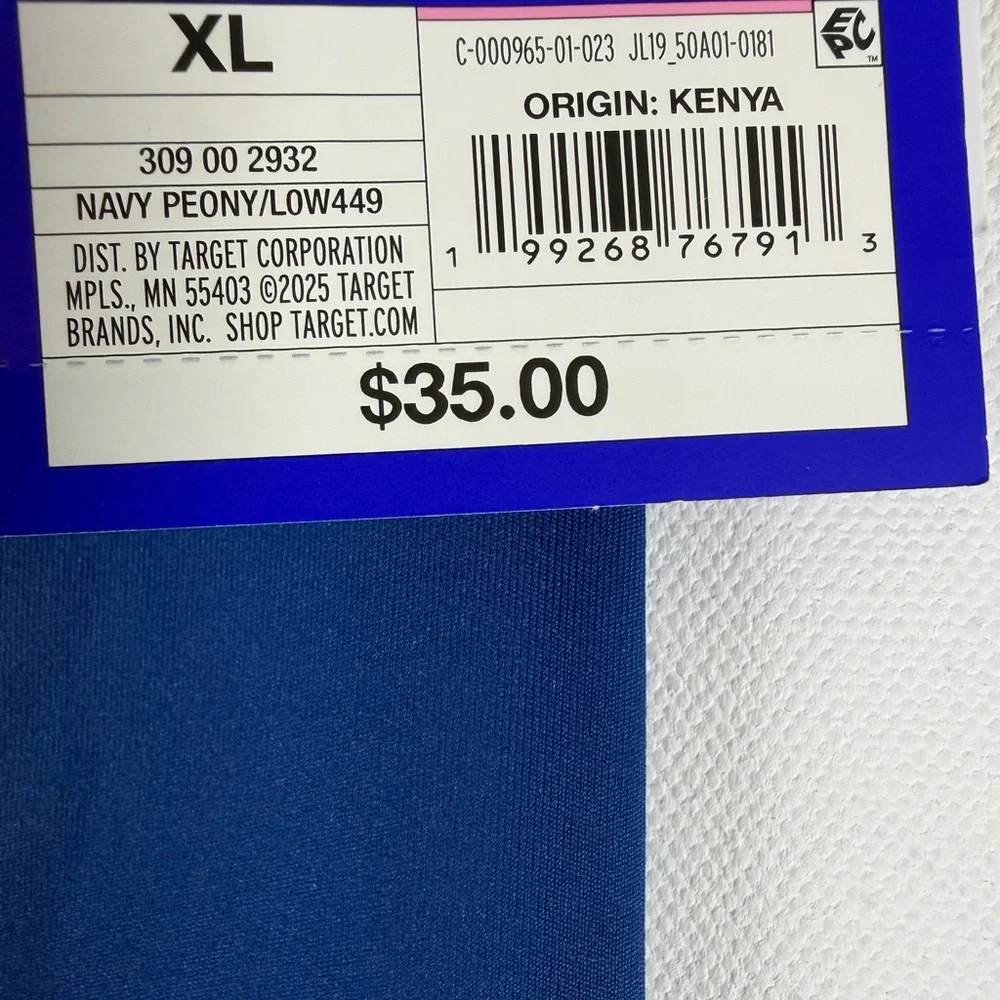 JoyLab™ Women's High-Rise Colorblocked Leggings - Navy Blue  All Sizes - Picture 9 of 16